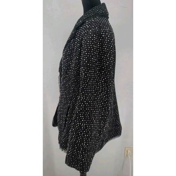 Sag Harbor Sz 18W | Black Blazer Coat Jacket Academia Office Career Chic Staple - Picture 4 of 7